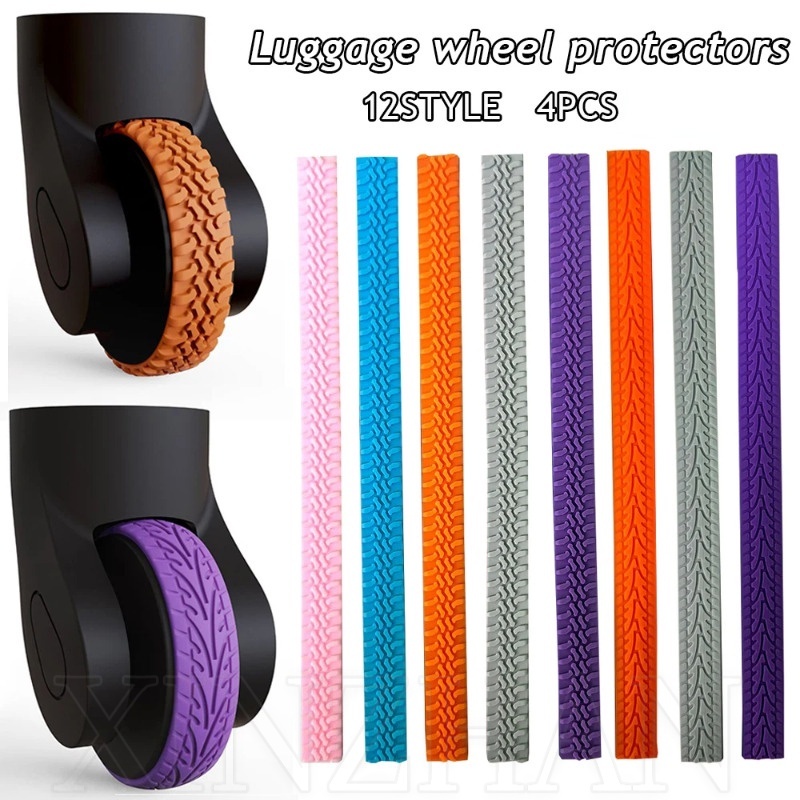 Vỏ Bọc Bánh Xe Lăn Vali Giảm Tiếng Ồn / Chống Ồn Tiện Dụng DIY