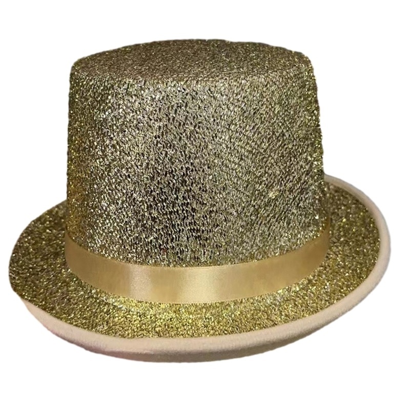 HIk Blingbling Fedora Long Lanh Pháp Sư Mũ Victoria Tuổi Nam Nữ Đạo Cụ Ảnh