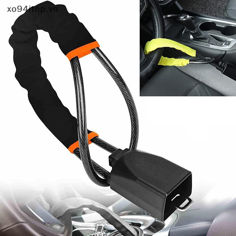 Xoitop 1 Bộ Khóa Chống Trộm Chống Xe Tải SUV RV Van Đa Năng Ô Tô Vô Lăng Khóa Có Dây An Toàn Khóa Chắc Chắn VN