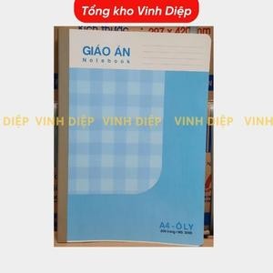 Sổ giáo án kẻ ngang và ô ly khổ A4 120 trang