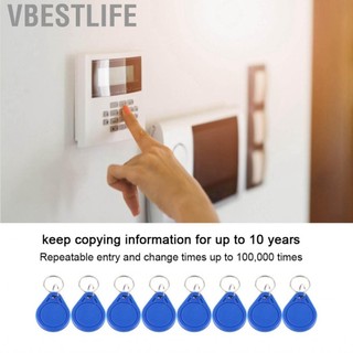 VBESTLIFE Thẻ mục nhập cửa 50pcs 125kHz Điều khiển truy cập RFID EM4100 TEKE KEY KEYFOB KEYFOB CHO HỆ THỐNG (ID)