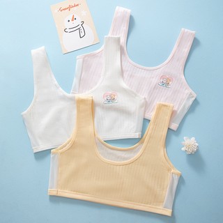 Áo Lót cotton Mỏng Không Tay Thời Trang Mùa Hè Dành Cho Bé Gái 8-14 Tuổi