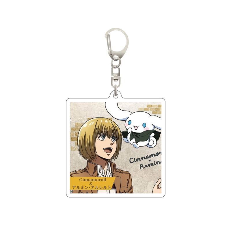 Móc khoá Attack on Titan Anime Keychain Women Eren Levi Mikasa Erwin ...