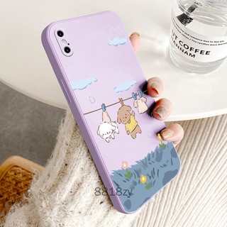 ốp lưng iphone x xs xr xs max Ốp Điện Thoại tpu silicone Mềm Chống Rơi Vỡ In Hình Dễ Thương Kèm Dây Đeo Cho iphone x xs xr xs max