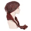 Mũ Turban CORALTIDE, Khăn trùm đầu mềm nhiều màu, Mũ quàng cổ điển dành cho nữ