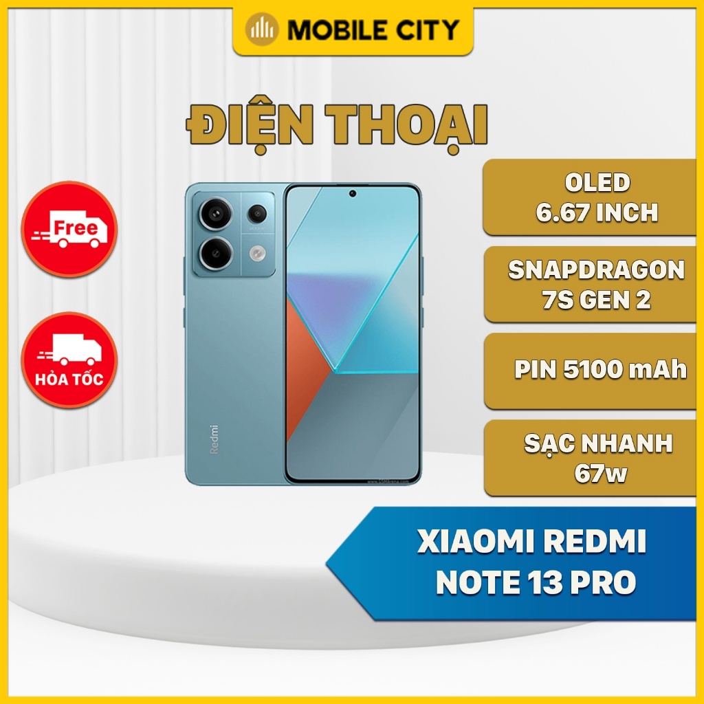 Điện Thoại Xiaomi Redmi Note 13 Pro 5G (BH 12 Tháng Nguồn Và Màn Hình ...