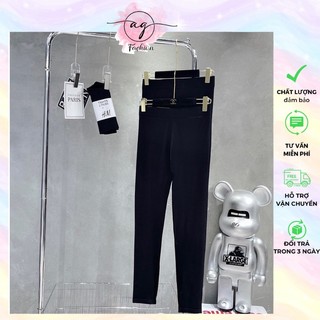 QUẦN LEGGING ĐEN DÀI CO DÃN LƯNG CAO AG.FASHION