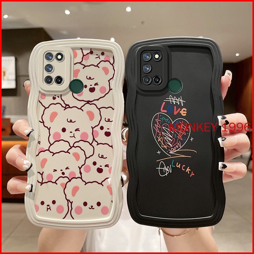 ốp lưng Realme 7i ốp lưng Realme C17 Ốp Điện Thoại tpu Mềm Chống Rơi Họa Tiết Hoạt Hình Cho realme 7i c17 klq