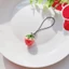 Mya Mô Phỏng Dâu Cà Chua Dây Nhỏ Nhân Tạo Trái Cây Charm Móc Khóa Mặt Dây Chuyền Dễ Thương Và Vui Vẻ Túi Mặt Dây Cho Trái Cây Lo