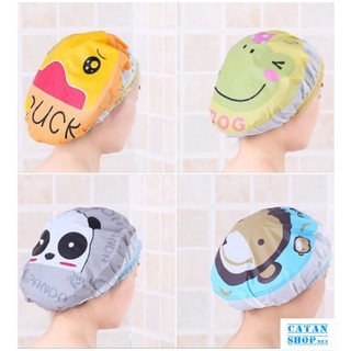 Mũ Tắm Trùm Tóc Chống Nước, Nón Tắm Ủ Tóc Hình Thú Dễ Thương Xinh Xắn ( giao màu ngẫu nhiên ) GD762-mutrumtoc