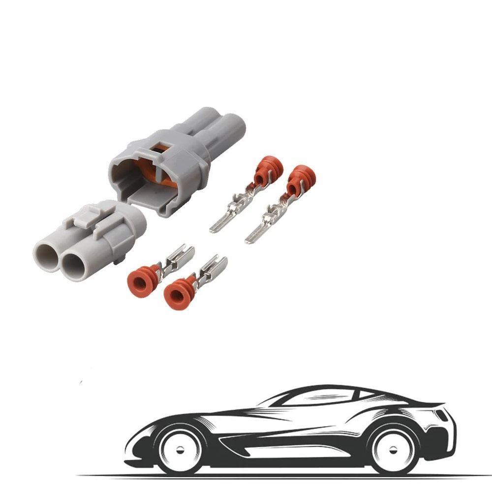 DAYONE 2 Pin Sumitomo Auto Wire Connector, Kit Nam Nữ Đầu Nối Chống Thấm Nước, Đầu Nối Điện Màu Xám Cắm Dây Chống Thấm Nước Tự Động Cho 6180-2321 6187-2311