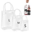Túi mua sắm GUSTAVA, Túi đựng đồ PVC Túi Tote, Túi xách đeo vai Túi nhựa mỹ phẩm trong suốt chống thấm nước