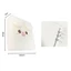 Hộp đựng thẻ ảnh SMILE, Album ảnh sang trọng A5 Photocard, Đồ dùng văn phòng phẩm hoạt hình Chất kết dính Kawaii Hình ảnh Trường lưu trữ
