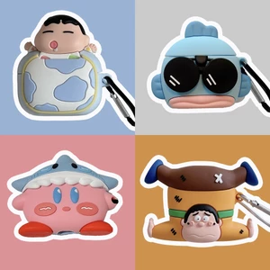 Crayon Shin chan Ốp silicon tai nghe AirPods 3/4/Pro/2 Gen, 2024 mẫu mới