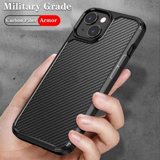 Ốp Điện Thoại acrylic Nhám Trong Suốt Chống Sốc In Họa Tiết Sợi carbon Cho iphone 15 pro max 14 14 pro13 12 pro max 11 pro max