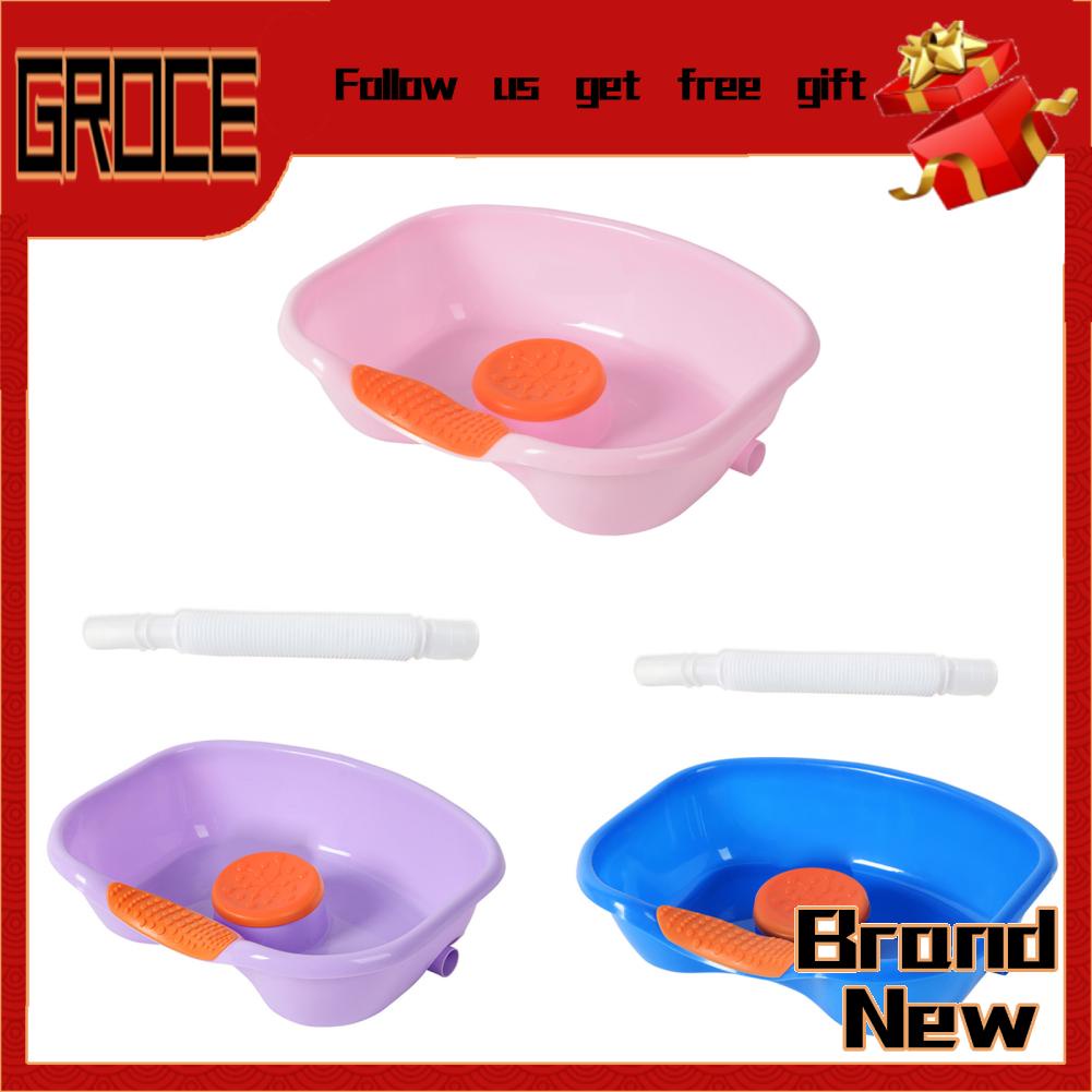 Grocerybazaar Hair Washing Basin With Drain Tube For The Disabled