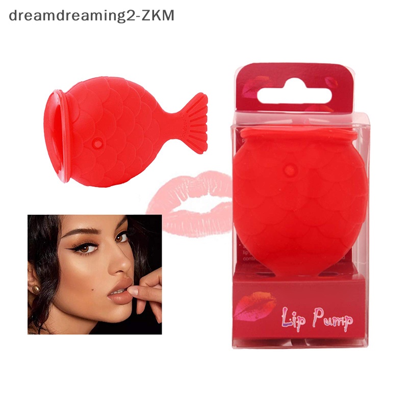[dreamdreaming] Lip Plumper Silicone Mềm Hình Cá Môi Tăng Cường Silicone Tự Nhiên Pout Miệng Cá Gợi Cảm Môi Plumper Phụ Kiện [zkm]