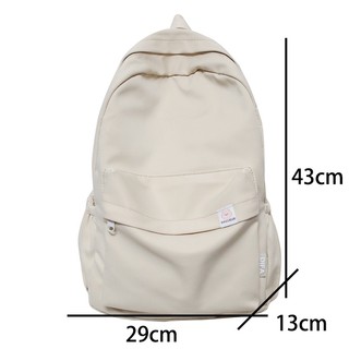 Mới Ba Lô nylon Màu Trơn Chống Thấm Nước Dành Cho Nữ