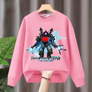 Áo hoodie Tay Dài In Hình Hoạt Hình titan 2023 Thời Trang Thu Đông Dành Cho Trẻ Em