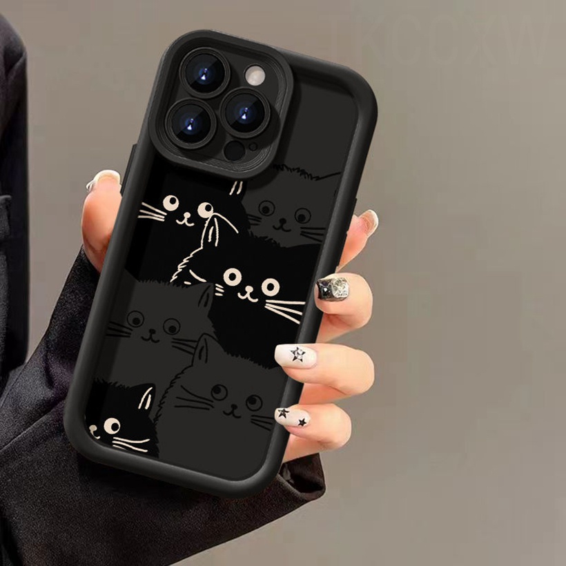 Ốp Điện Thoại Chống Rơi Họa Tiết Mèo Hoạt Hình Dễ Thương Cho redmi k60 k50 ultra k60 k50 k40 k30 pro k60e k40s