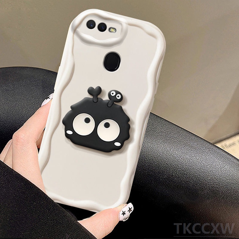 Ốp Điện Thoại TPU Mềm Chống Sốc Họa Tiết Hoạt Hình 3D Dễ Thương Cho OPPO A3S A5 AX5 A5S AX5S A7 AX7 A12 A12e A12S A8 A31 F9 Pro