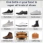 NOTE1 Giày đeo, Keo dán sửa chữa giày chống thấm nước dính chắc chắn, Giày bốt keo Sneaker 60ml mạnh mẽ đa năng