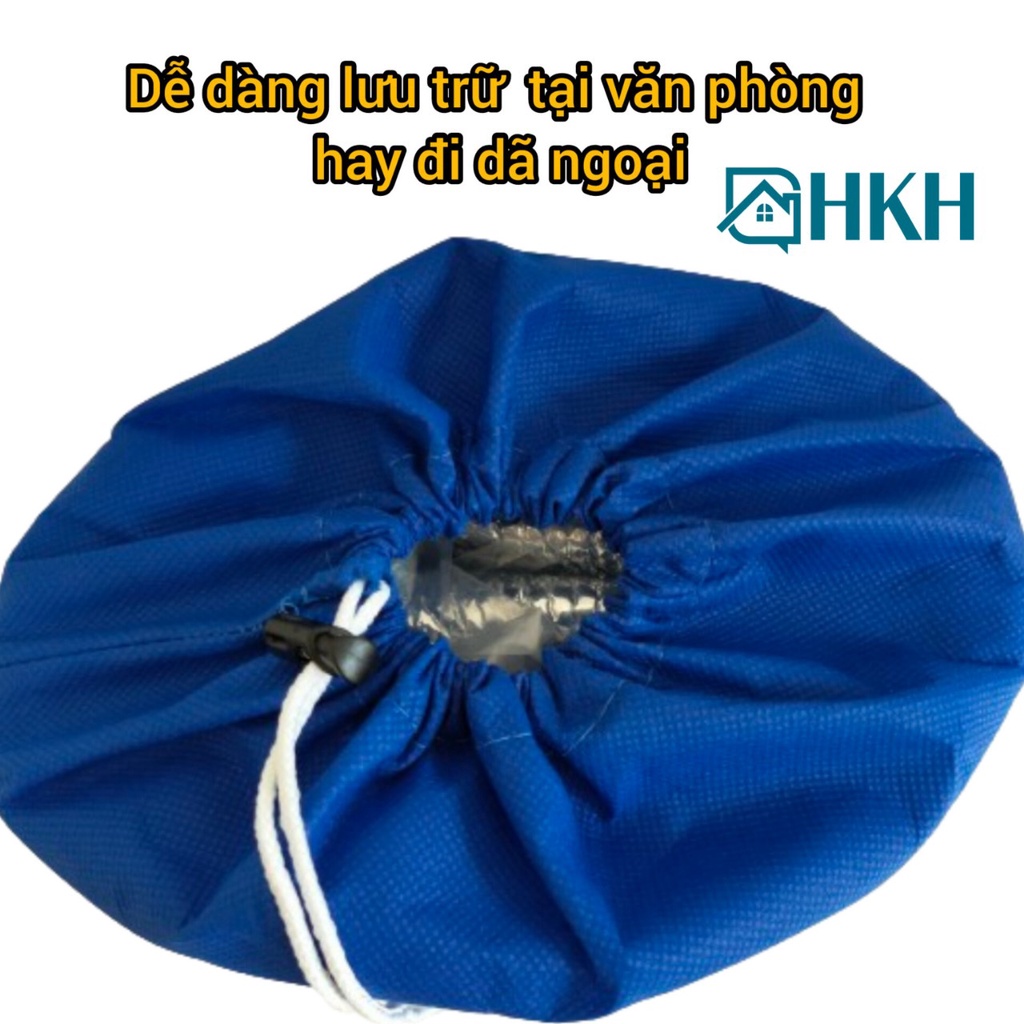 Túi đựng chiếu ngủ văn phòng, thảm du lịch hoặc đồ dùng khác, Túi dây rút, Vải không dệt loại dày (Không gồm chiếu)