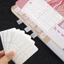 Nhãn Dán Đánh Dấu Sách Màu Trắng Trong Suốt Có Thể Tháo Rời Tiện Dụng Cho Học Sinh