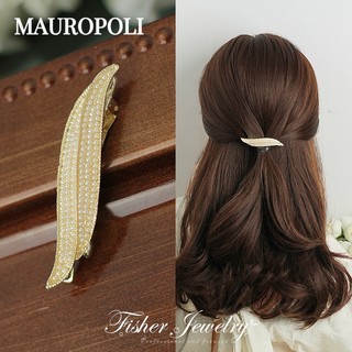 Mauropoli [Sẵn Sàng] Phong Cách Sáng Tạo Phiên Bản Hàn Quốc ins Lá Ngọc Trai Kẹp Tóc Phiên Bản Hàn Quốc Ngọt Ngào Nhỏ Tươi Nổ Kẹp Mùa Xuân Kẹp Phụ Kiện Tóc Top Clip