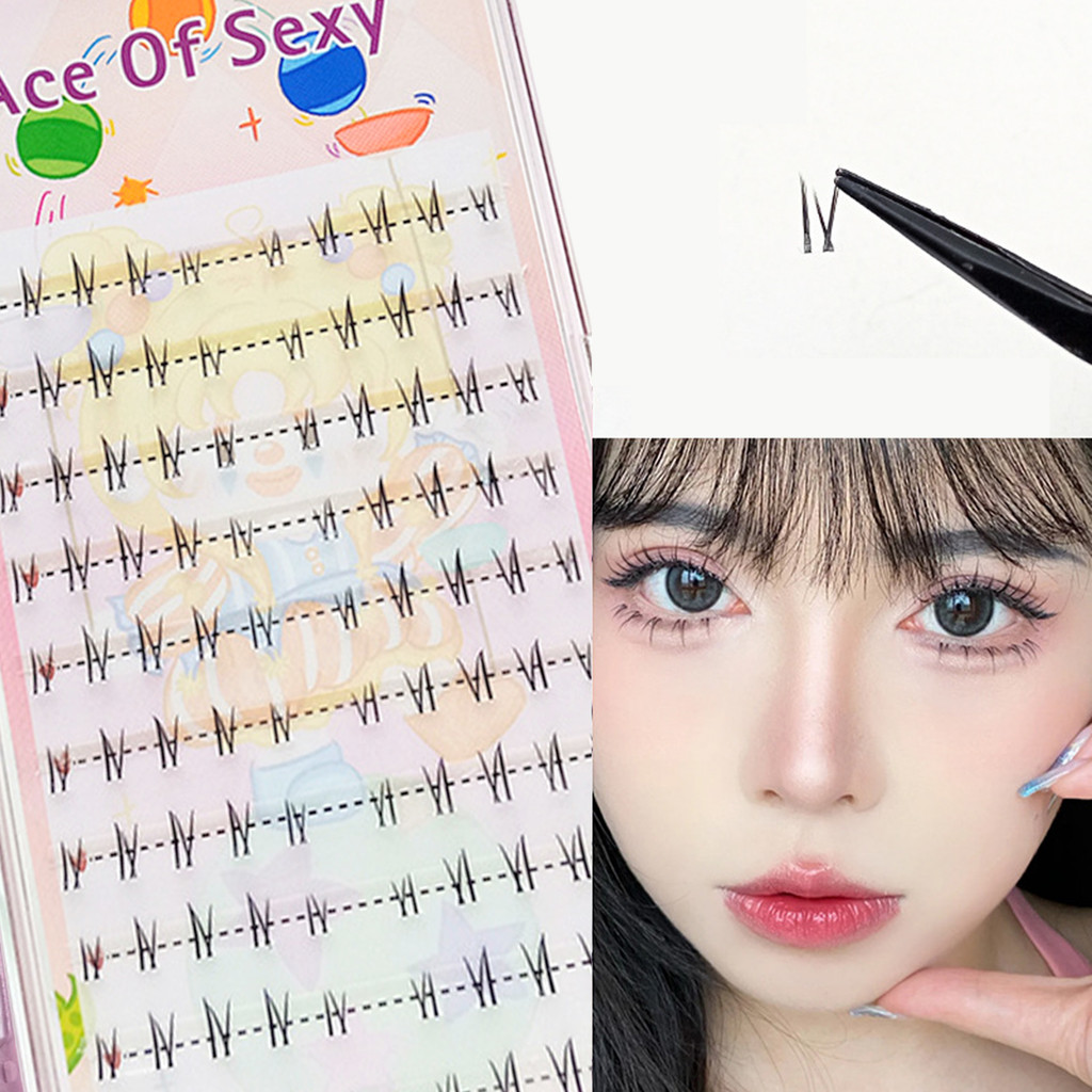 Diy Đáy Lông Mi Nối Mi Nhẹ Lông Mi Giả Wispy Mi