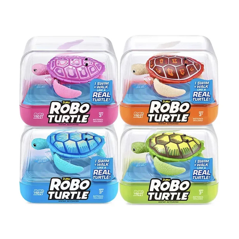ZURU Robo Alive Rùa robot bơi lội, rùa điện tử kích hoạt nước, đồ chơi ...