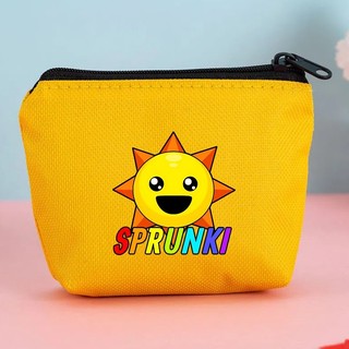 Sprunki Ví Dây Kéo Đồng Xu Không Ví Thẻ Ngân Hàng Túi Bảo Quản Thời Trang Trẻ Em Quà Tặng Sinh Nhật