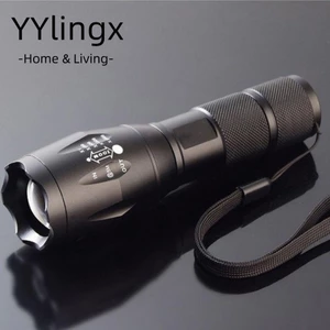 YYlingx Đèn pin có thể thay đổi tiêu cự sáng tiện lợi