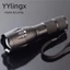 YYlingx Đèn pin có thể thay đổi tiêu cự sáng tiện lợi