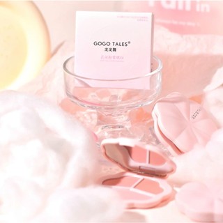 Bảng Phấn Má Hồng 3 ô GOO GO TALESONBT Hình Cánh Hoa Dễ Thương GT776