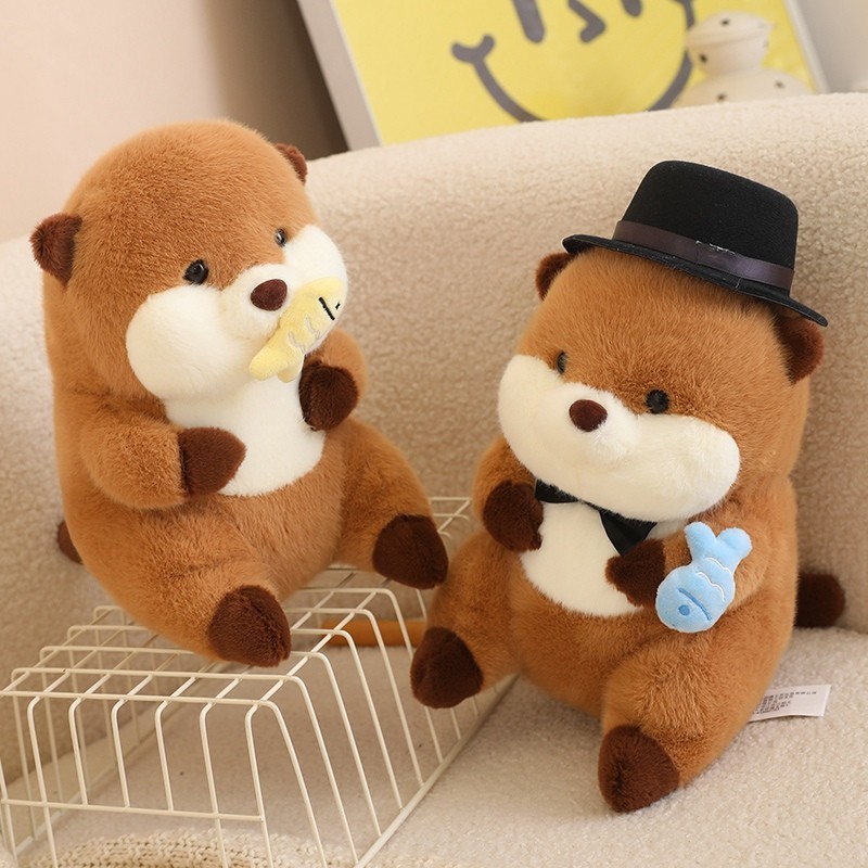 Rytanda Dễ Thương Capybara Sang Trọng Búp Bê Ăn Cá Nước Porpoise Chuột Sang Trọng Đồ Chơi Nhồi Bông Mềm Cho Bé Mới 30cm Capybara Búp Bê Trẻ Em Quà Tặng Phục Sinh Quà Tặng
