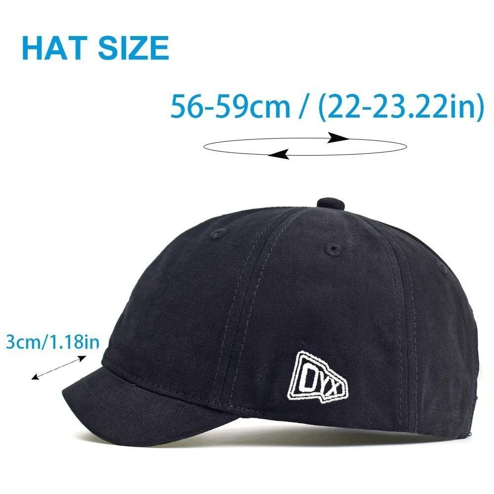 Mũ bóng chày FEDAOG phong cách Trucker, chất liệu cotton với vành ngắn