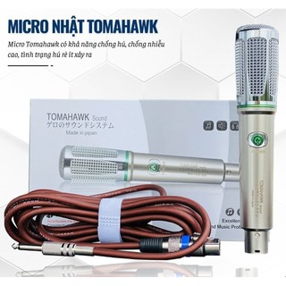Micro Có Dây Tomahawk 2025 Trắng - Thiết Kế Bắt Mắt, Sang Trọng - Dây Dài 5M, Chất Âm Nhẹ, Siêu Sáng - Bắt Âm Nhạy