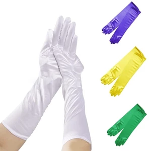 Găng tay Mya Găng tay Full Finger thập niên 1920 Găng tay cô dâu màu đen Găng tay đám cưới