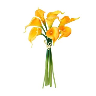 Cành hoa rum cao su non làm hoa cưới, hoa trang trí CEVERIA