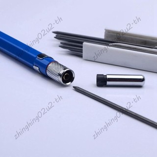 Bút chì cơ học 2.0mm Chì bút chì để vẽ phác thảo Thợ mộc Thủ công nghệ thuật Phác thảo với 12 chiếc Đổ lại