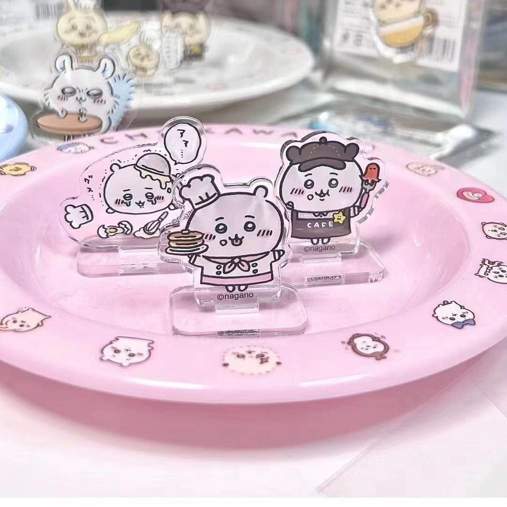 Giá Đỡ Để Bàn Bằng Acrylic Họa Tiết Hoạt Hình chiikawa 3 Kiểu Để Trang Trí