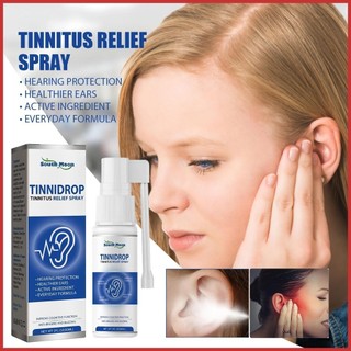 Xịt giảm ù tai Tai Ringing Relief Chống ù tai Loại bỏ ráy tai 2Oz Thuốc nhỏ tai cho trẻ em Người lớn Đau tai Thuốc tẩy sáp tai fotvn