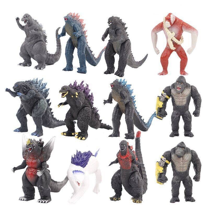 12 Chiếc Godzilla vs Kong 2 Nhân Vật Hành Động Scar King Shimo Godzilla Kong Mô Hình Búp Bê Đồ Chơi Cho Trẻ Em Quà Tặng Trang Trí