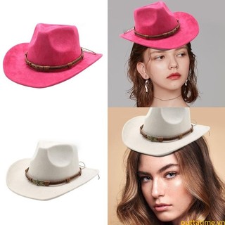 Mũ Bò Cô Gái Nhẹ Tốt Nhất Với Phong Cách Dân Tộc Mũ Dây Nữ Mũ Cao Bồi Đảng Phong Cách Phương Tây Mũ Ngoài Trời Chống Nắng
