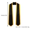 CATMALLER88 Tốt Nghiệp Stole Sash, Hai Lớp Unisex Honor Stole, Đồng Phục Tốt Nghiệp Trơn Satin