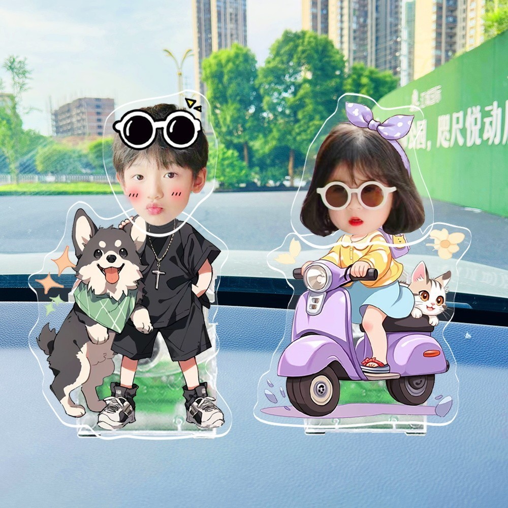 Mô hình standee lắc đầu trang trí siu đáng iu - Quà Tặng Sango