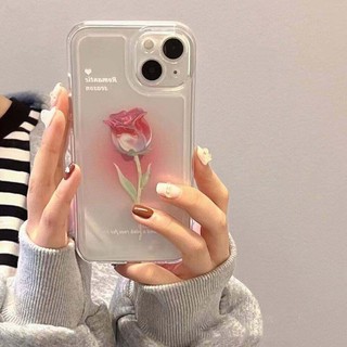 Ốp Lưng Cho Samsung Galaxy A7 2018 A06 Note 10 Lite A81 10 Plus 20 Ultra J6 Plus J2 J7 Prime G530 M23 A72 A73 5G Bao Hoa Tulip Mềm Trong Suốt Mắt Thiên Thần Silicon