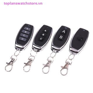 Toplanswatchstore 433 MHz Điều khiển từ xa không dây Mã học tập Tần số vô tuyến không dây Điều khiển từ xa cho ô tô Cửa có thể thu vào VN
