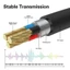 Cáp Yoo 3 5mm Auxs sang 2RCA 3 Cáp âm thanh 5mm đến 2RCA cho âm thanh trung thực trong hệ thống âm thanh và giải trí gia đình